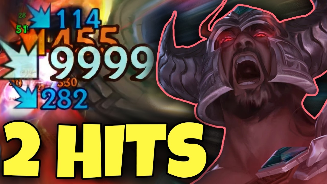 Full Critical Tryndamere is OP! 2 attacks Only