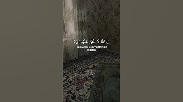 إن الله لا يخفى عليه شيء في الأرض ولا في السماء. ماتيسر من سورة آل عمران بصوت القارئ عبد الرحمن مسعد