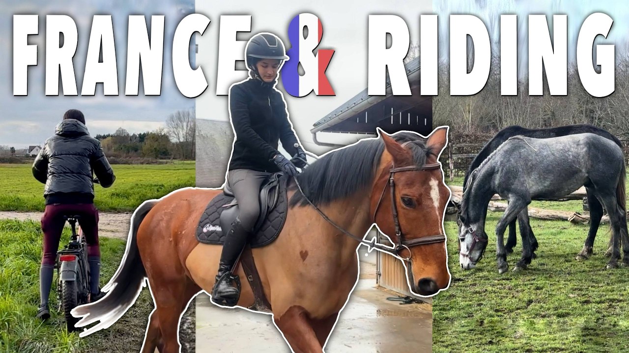 HORSE RIDING IN FRANCE + mini shopping vlog