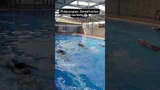 Started from fear, now flowing 🏊‍♂️#SwimmingReel #Swimmer #LearnToSwim #ProgressNotPerfection