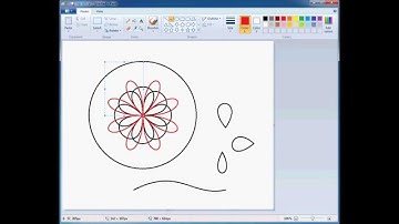Curved Line Tool in MS Paint