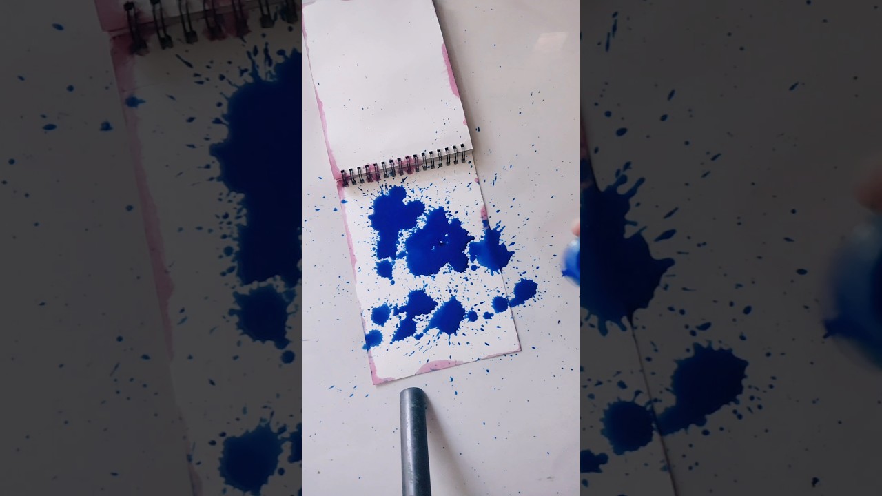 Beautiful Arabic Calligraphy Painting 💙 | Islamic Art #art #shorts