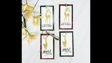 Unity Quick Tip: Gold Embossed Gift Tags