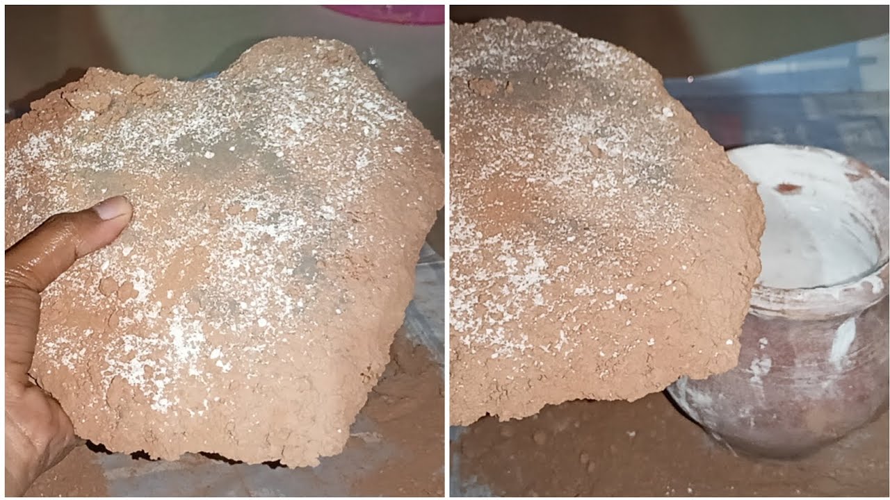 Gritty Red Sand Dry Floor & Clay Pot Crumbling ASMR 🏺🧡 #asmr #satisfying #youtubevideo #subscribe 🔔