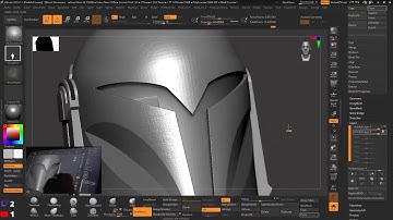 Bo Katan Character Sculpting in Zbrush part -8- Hard surface detail