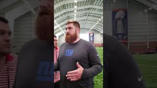 Giants Mike Remmers Monday May 20. 2019 at Quest Diagnostics Training center in East Rutherford, NJ.