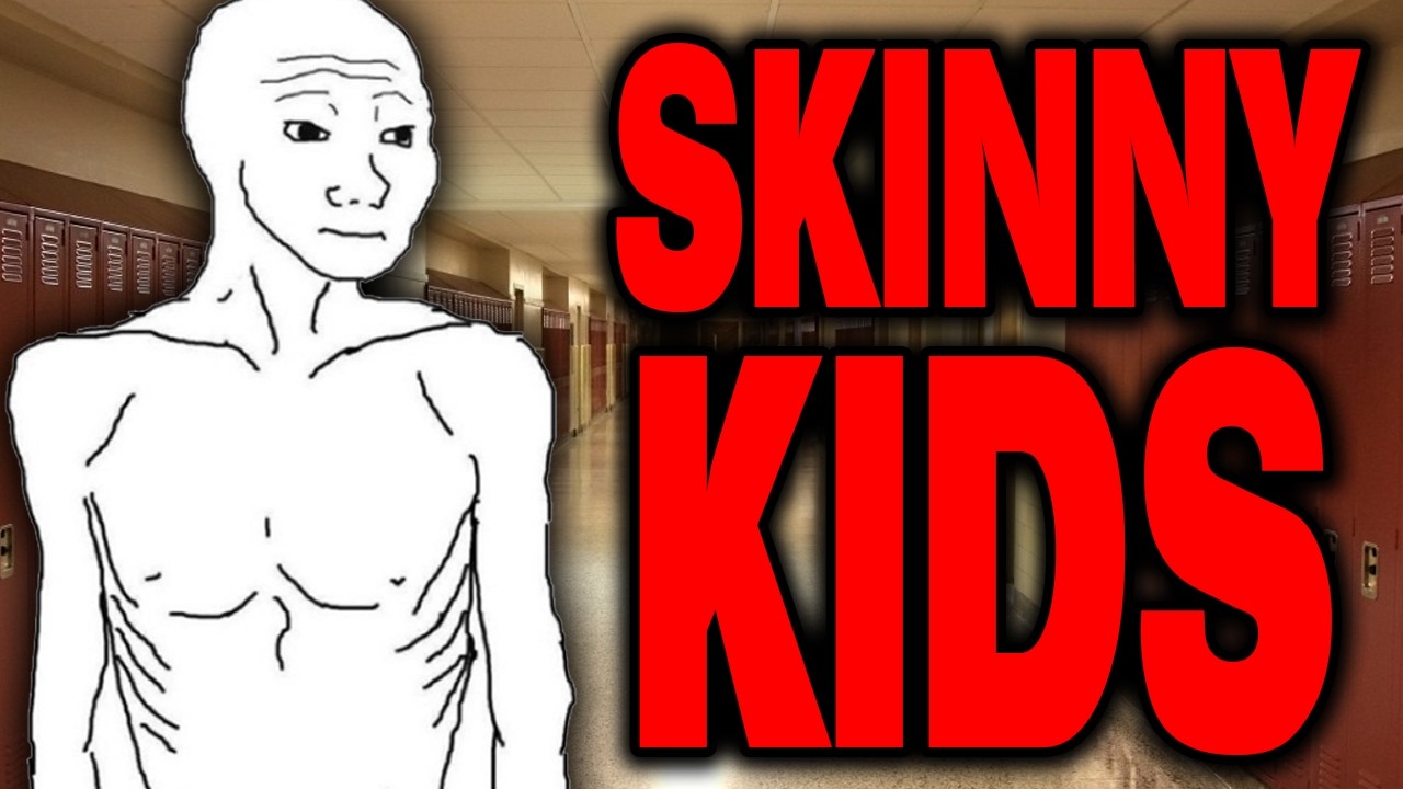 Различные типы худых детей