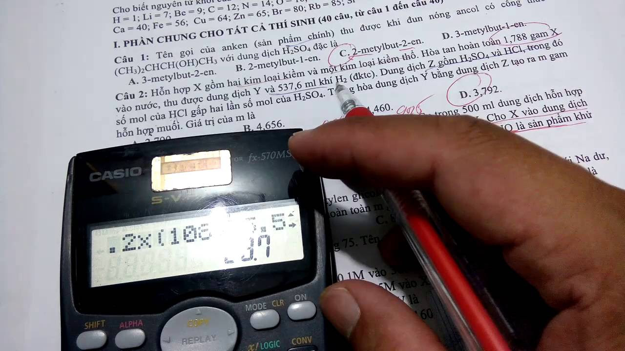 Giải chi tiết đề thi đại học môn hóa KHỐI B năm 2013 câu 01-18 - youtube