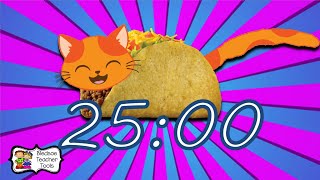 25 Minute Tacocat Countdown Timer