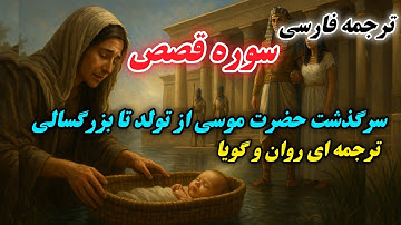 هر آنچه از زندگی حضرت موسی نمیدانید را در ترجمه فارسی سوره قصص بشنوید