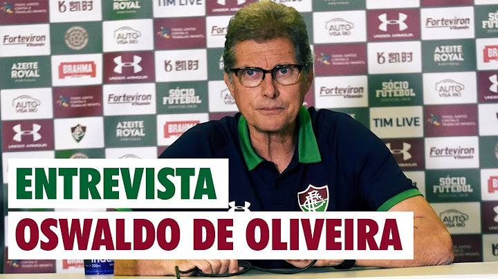 FluTV - Coletiva - Oswaldo de Oliveira  - Fluminense 1 x 0 Corinthians