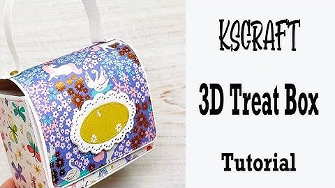 KSCRAFT Store Update and 3D Treat Box Tutorial