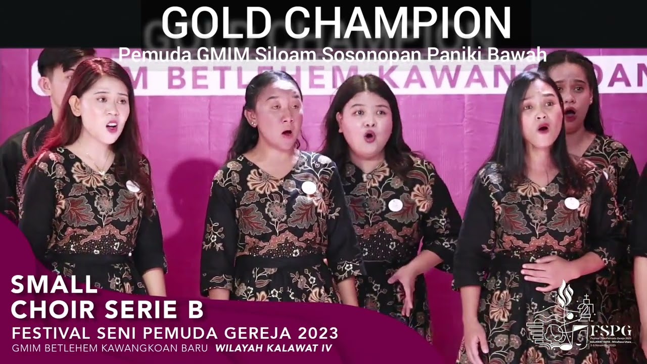 GOLD CHAMPION SMALL SERI-B || Pemuda Siloam Sosonopan Paniki Bawah