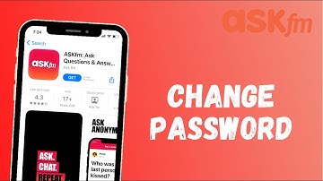 How to Change Password of your ASKFM App | 2021