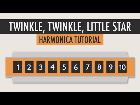 How to play Twinkle Twinkle Little Star on the Harmonica - Easy Tutorial