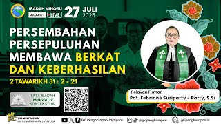 Download Lagu (27 JULI 2025) IBADAH MINGGU JAM 09.00 WIT MP3 Download Lagu (27 JULI 2025) IBADAH MINGGU JAM 09.00 WIT MP3