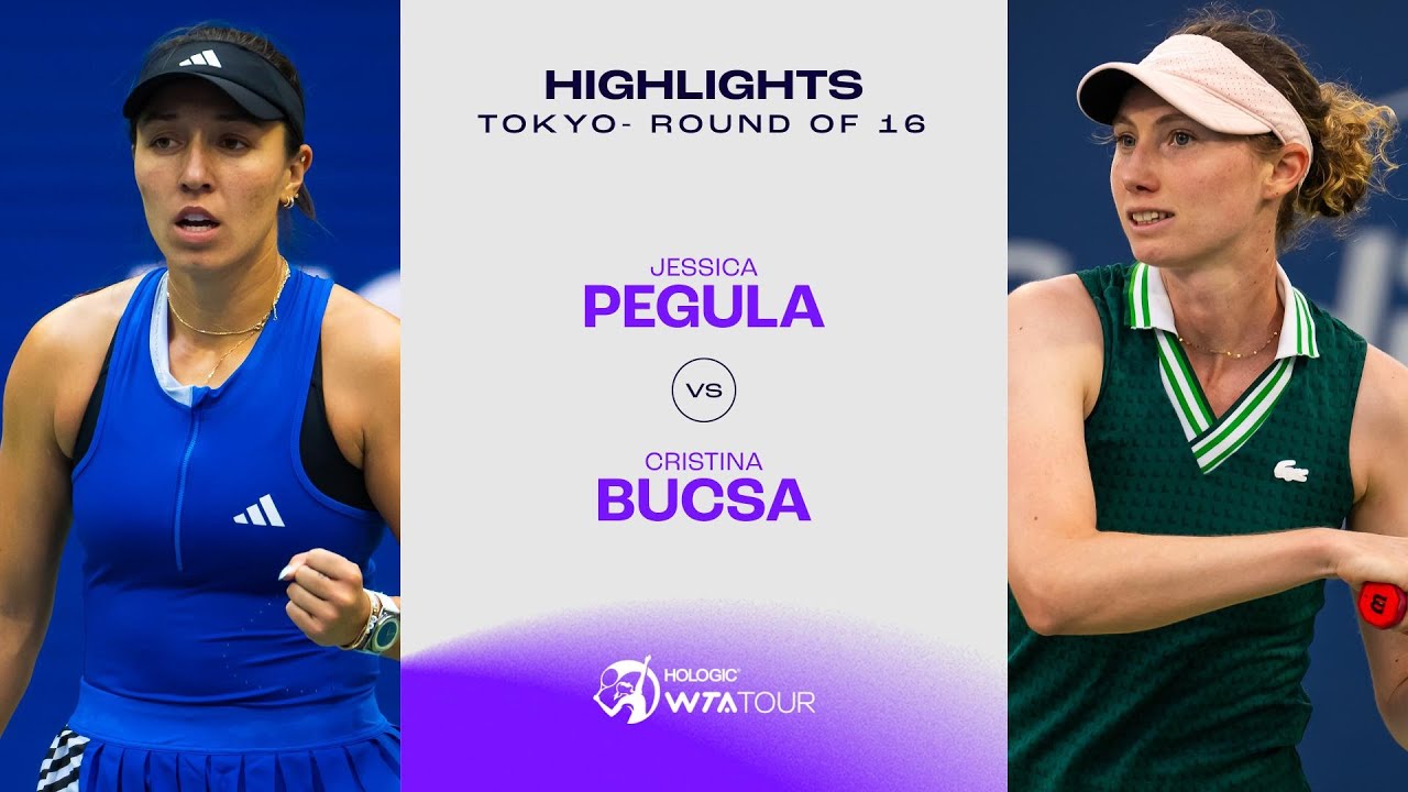 Jessica Pegula vs. Cristina Bucsa | 2023 Tokyo Round of 16 | WTA Match Highlights