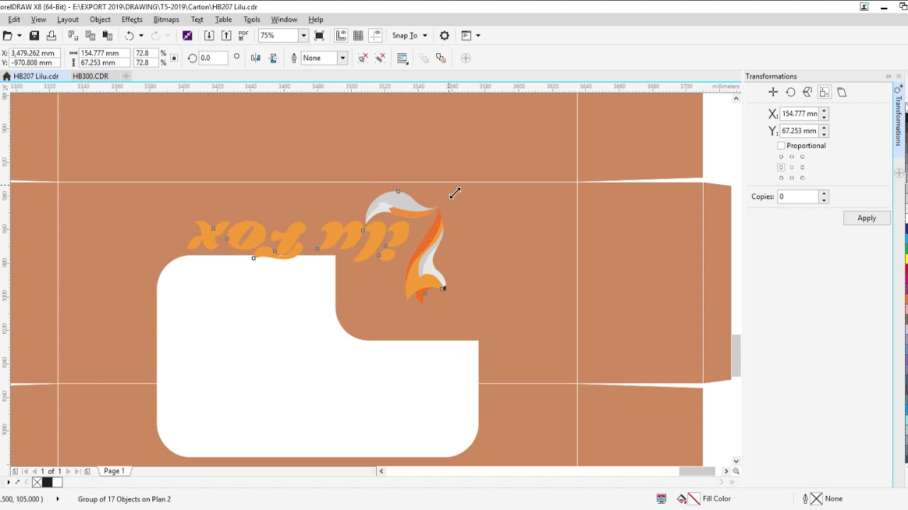 How to design carton box - YouTube