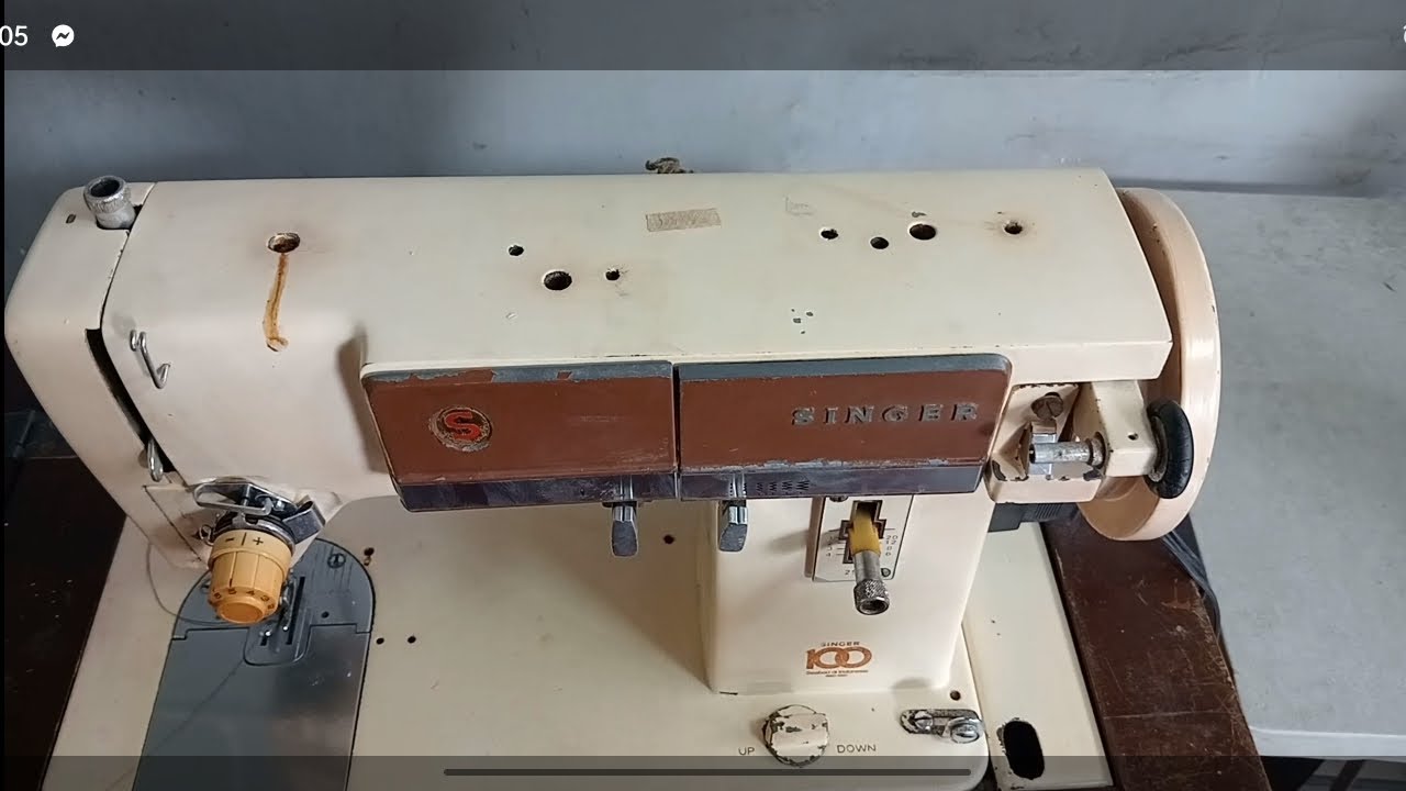 SERVIS MESIN JAHIT SINGER PORTEBLE TIPE 298 JAHITAN LONCAT LONCAT