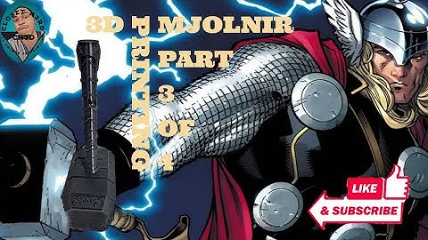 Mjolnir build part 3 @FranklyBuilt  #marvel #thor #Mjolnir #3dprinting