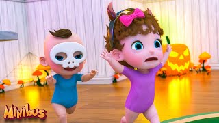 Scary Halloween Monsters - Nursery Rhymes & Kids Songs | Minibus