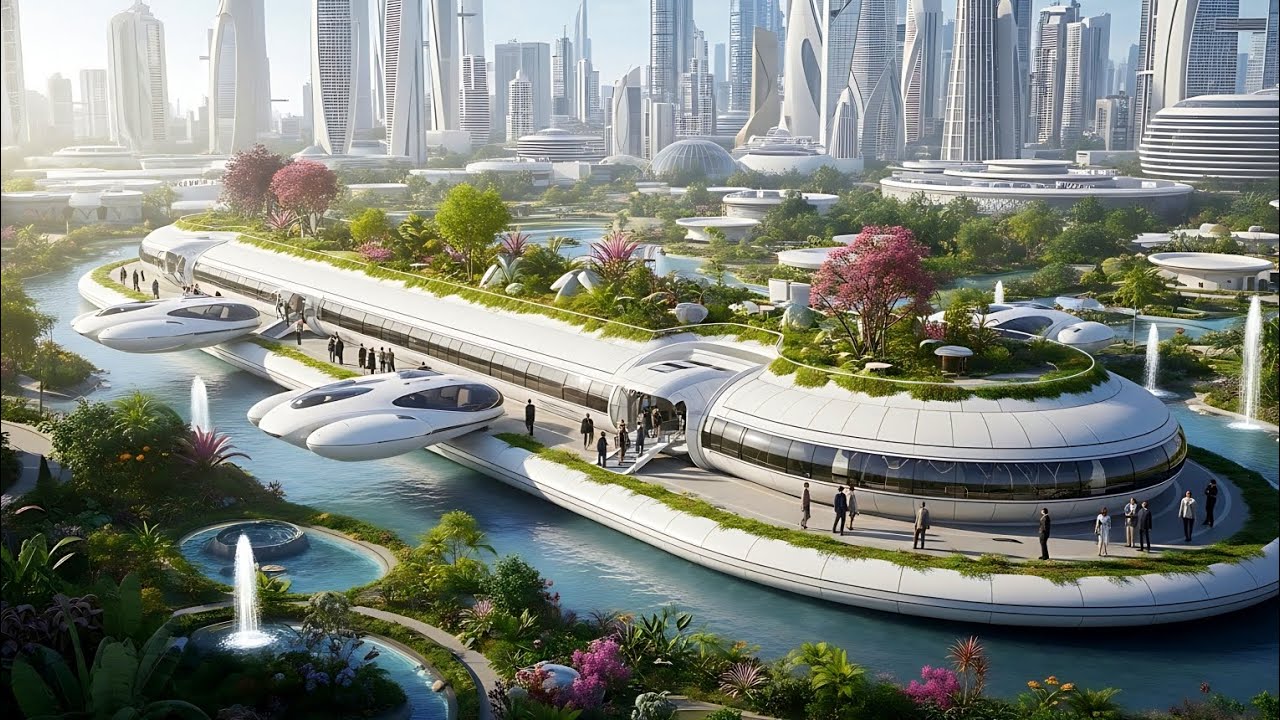 When Nature Reclaims The Future - AI Short Film | Future city part49 ...
