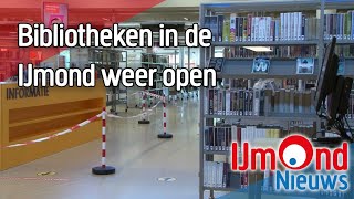 Bibliotheken in de IJmond weer open