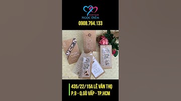 Wedding Invitation ❤️ Thiệp Cưới In Hình #Shorts | TCND