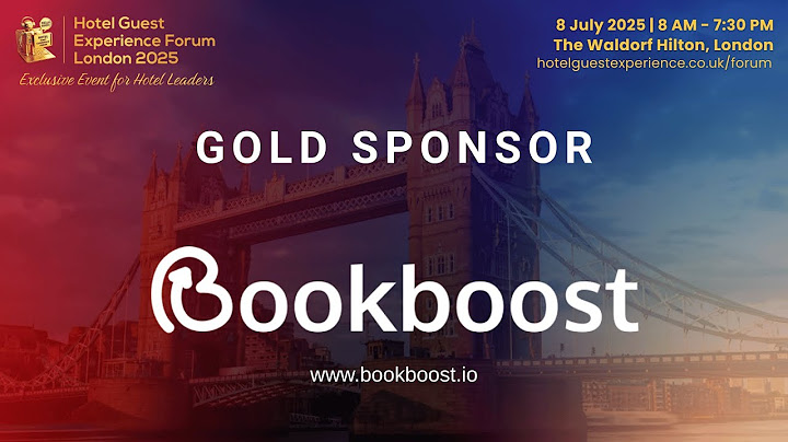 Sponsor of London’s 2nd Hotel Guest Experience Forum | 8th July 2025 | The Waldorf Hilton, London
