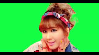 Girls Generation SNSD I Got A Boy Green Screen