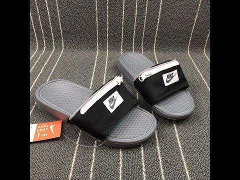 nike zipper flip flops