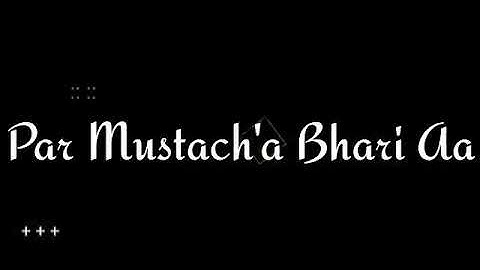 Top Notch Gabru: Vicky new song|Black Background Status