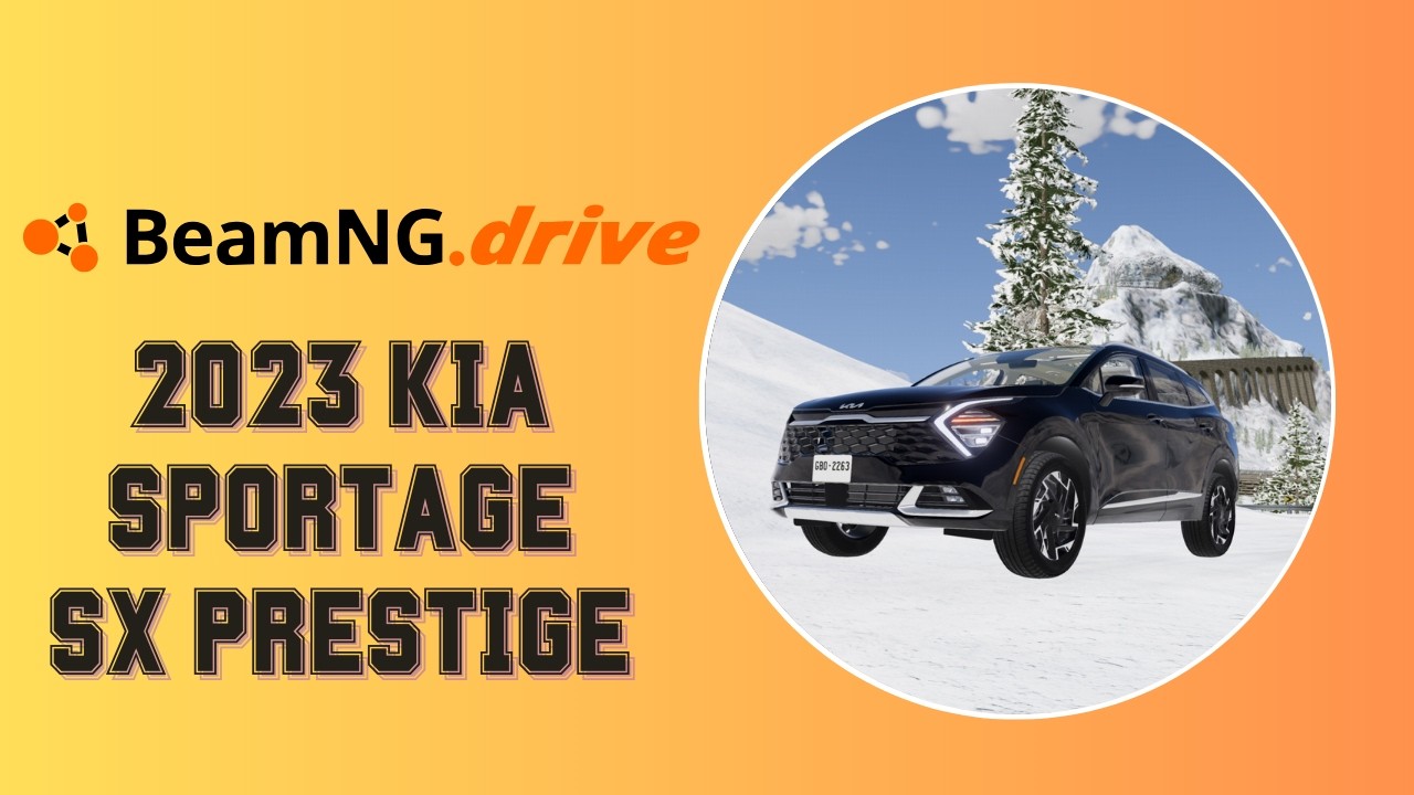 2023 Kia Sportage SX Prestige Test Drive (BeamNG VR)