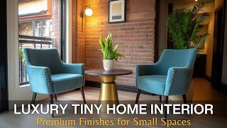 Premium Tiny Home Interior Design | Luxury Materials, Lighting &amp; Smart Furniture Layouts