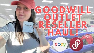 Let's go to the BINS! Reseller thrift haul to resell online #goodwilloutletbins #resellerhaul