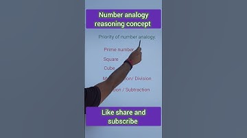 Best number analogy reasoning problem #sscreasoningtricks #reasoning #viral #ssccgl #ssc #analogy