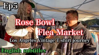 前編 いざ‼︎ローズボールフリーマケットへ‼︎ヴィンテージTシャツ フリマ ROSE BOWL FLEA MARKET アメリカ古着買付Ep5