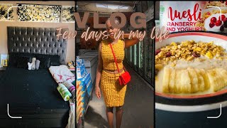 GRWM Vlog+groceries idea for students +what I eat in a day| Namibian YouTuber 🇳🇦