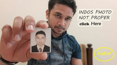 Change your INDOS PHOTO and SIGNATURE in 5 minute / DG PROFILE PHOTO CHANGE