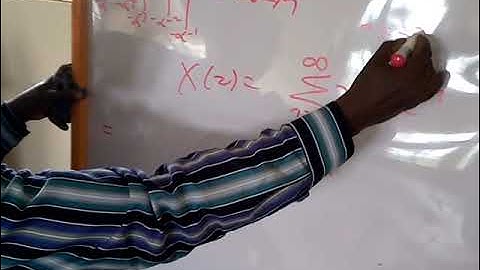 Advanced Digital Signal Processing (ADSP) PUE3122 SECTION B by Dr. A.R Zubair Video 8