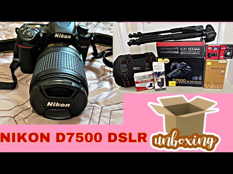 Unboxing NIKON D7500