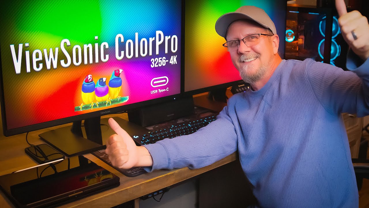 ViewSonic VP3256-4K Monitor ColorPro 32 4K UHD 100% sRGB