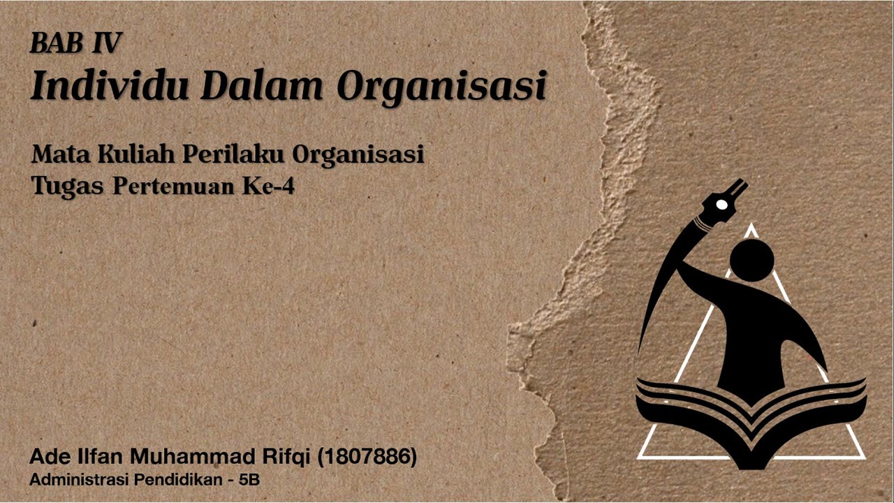 #CEPITRIATNA PERILAKU ORGANISASI AP5B - TUGAS 4 (INDIVIDU DALAM ...