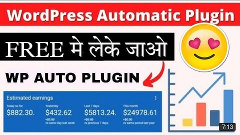 Get Automatic Plugin | WP Automatic Premium Free Me Kaise Le | Wp Auto Robot Premiun Review