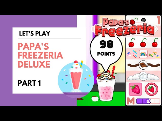 Papa's Freezeria Deluxe - Intro & Tutorial 