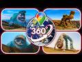 I Found Giant Cursed Subway Surfers 2 Characters on Google Maps | VR 360°