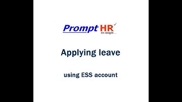Applying Leave : PromptHR