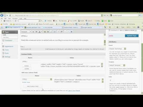 فيديو: كيفية تضمين التعليمات البرمجية في مدونة