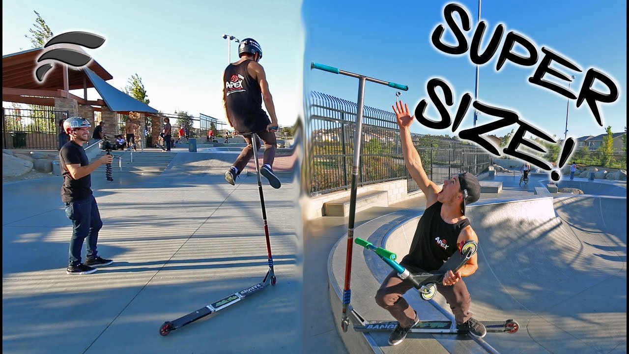 WORLDS LARGEST SCOOTER! - YouTube