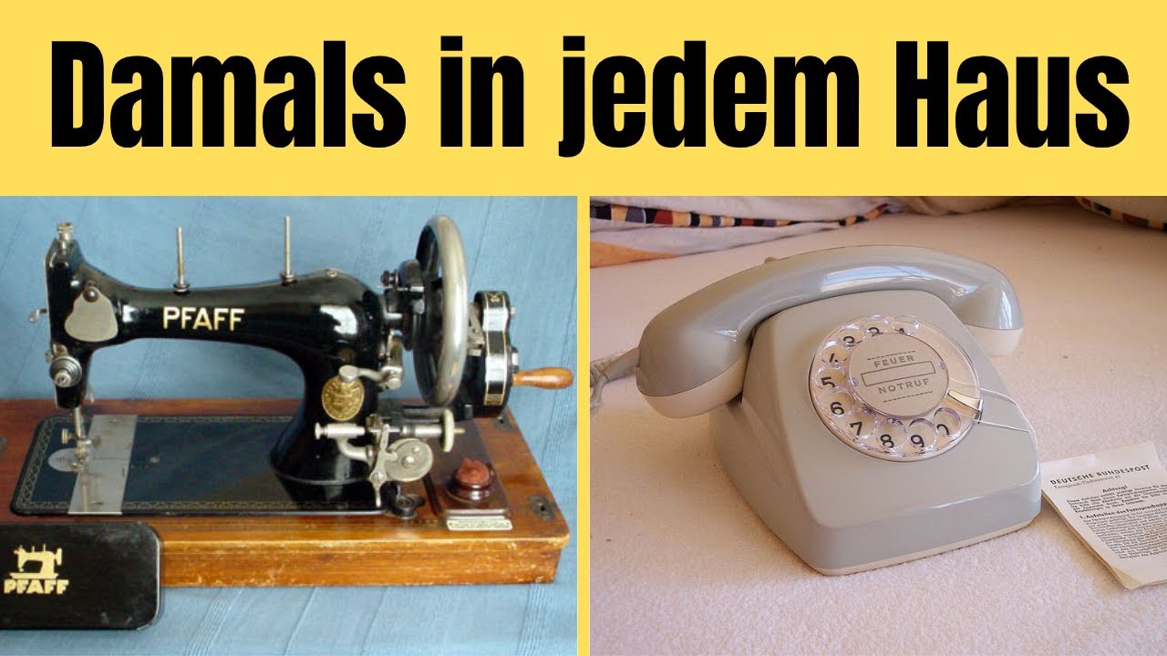 10 Deutsche Produkte, die FRÜHER in jedem Haushalt standen!